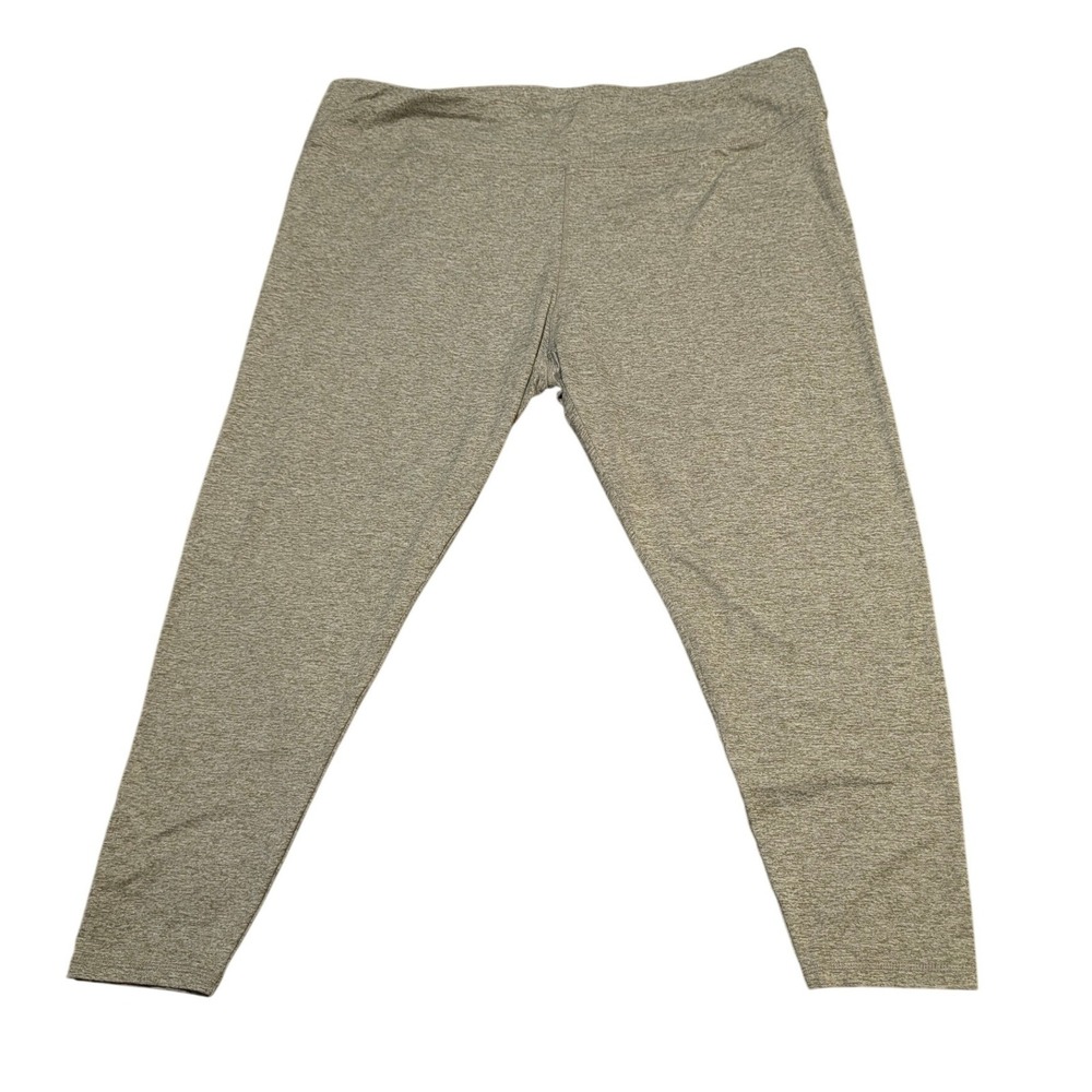Soft Surroundings Heathered Sage Green Stretch‎ Leggings Women's  Plus Size 3X